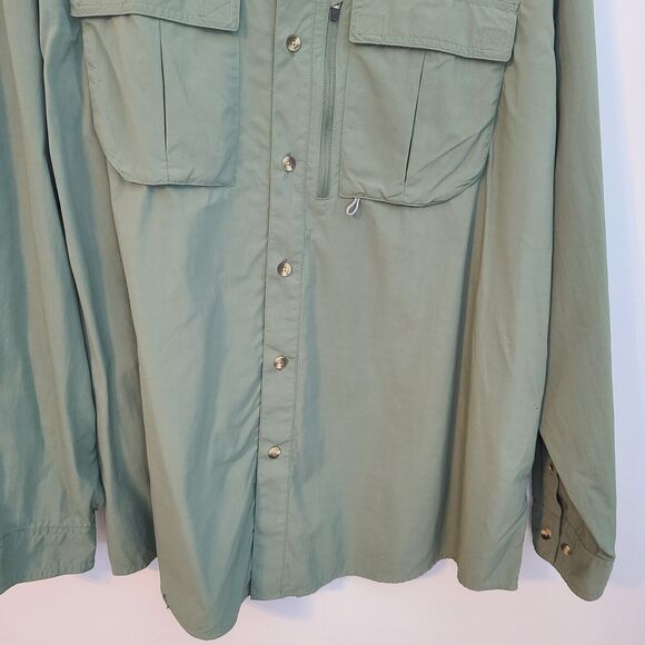 Gander Mountain Guide Series Shirt Mens 2XL Green Vented Outdoors Fishing - Picture 4 of 16